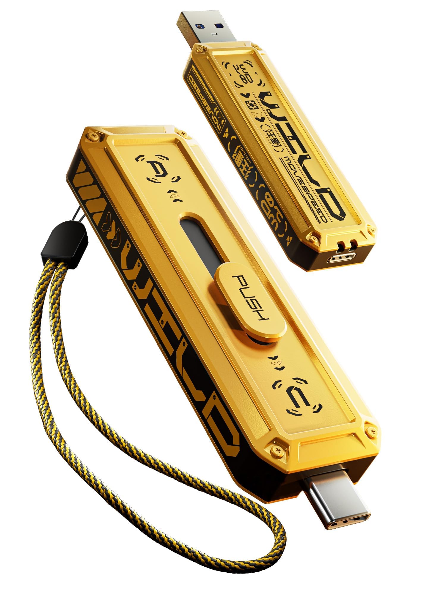 MOVESPEED USB SSD フラッシュドライブ 128GB